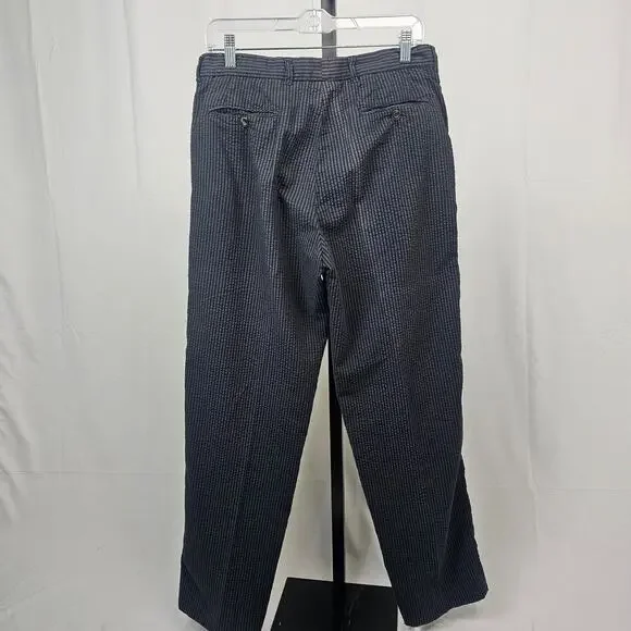 Vintage Giorgio Armani Made Italy Textured Cotton Pants Size
